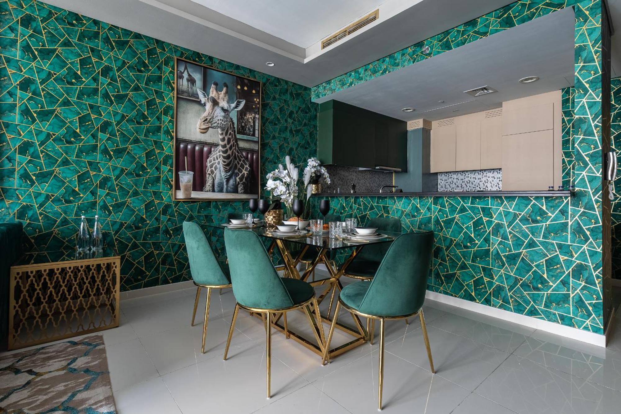 Full Burj Khalifa View Lux 2bedroom With Rooftop Pool Location In Paramount Midtown Apartment